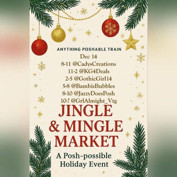 Bambi Is Live- Jingle & Mingle Share Show Train 12/14 @ 5pm-8pm EST - Picture 1 of 16